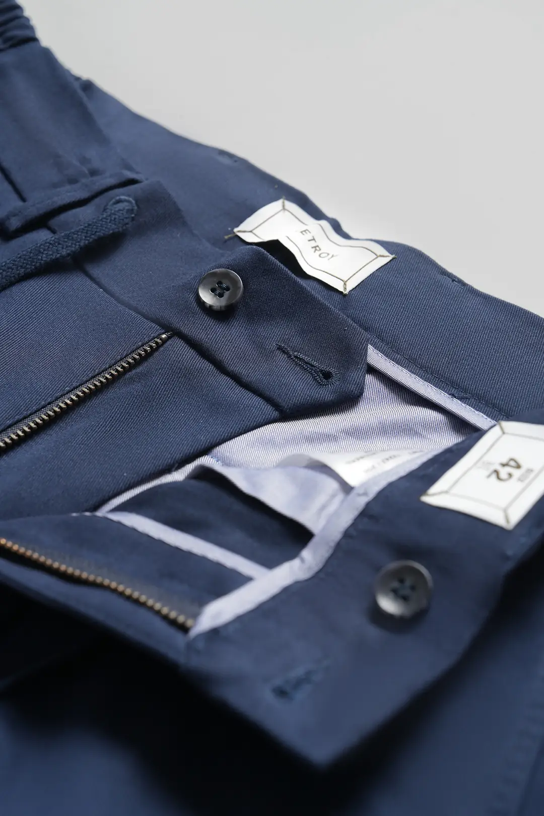 Bağcıklı Pile Detaylı Pamuk Stretch Pantolon ürün görseli (6/7)