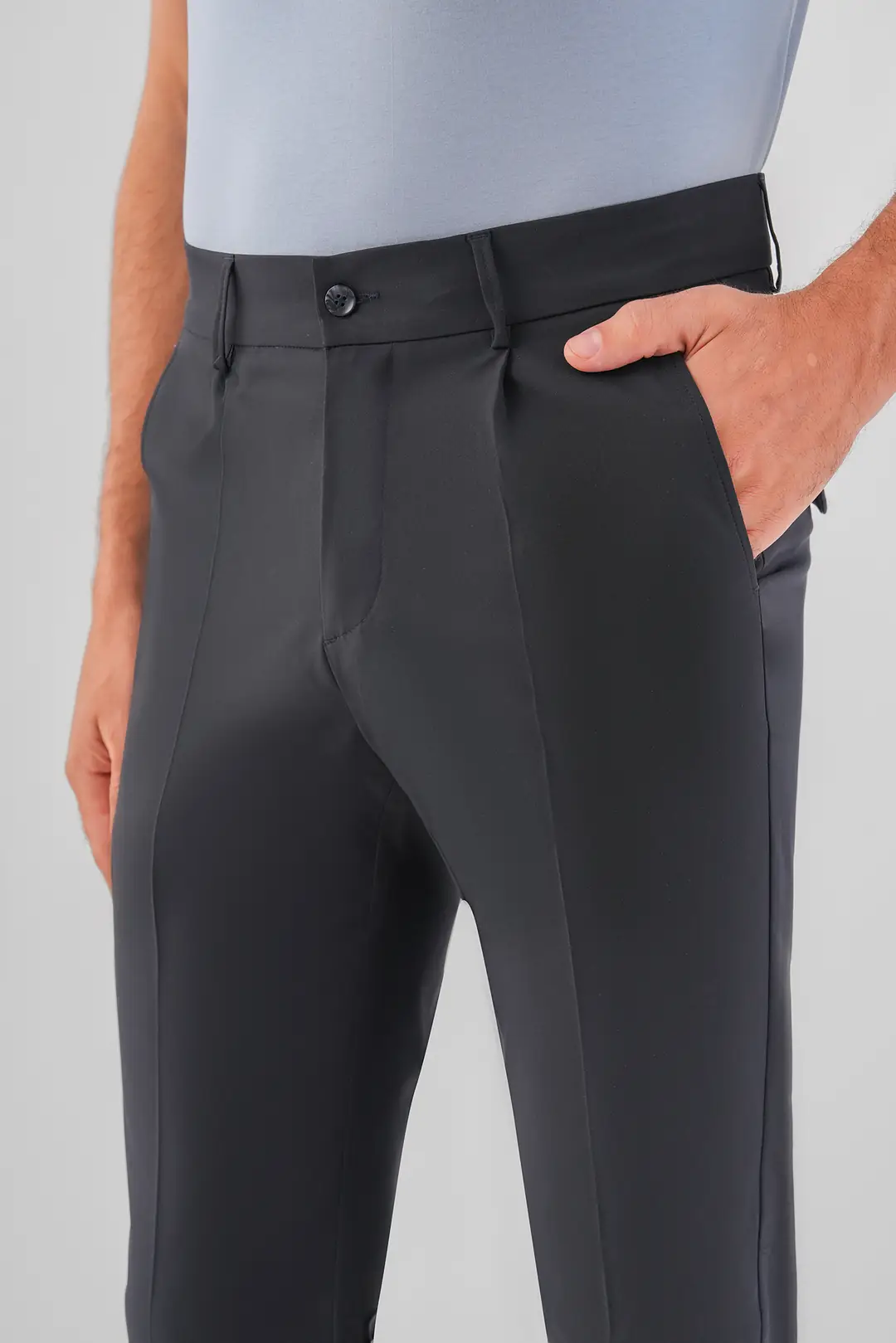 Pile Detaylı Teknik Stretch Pantolon ürün görseli (4/7)