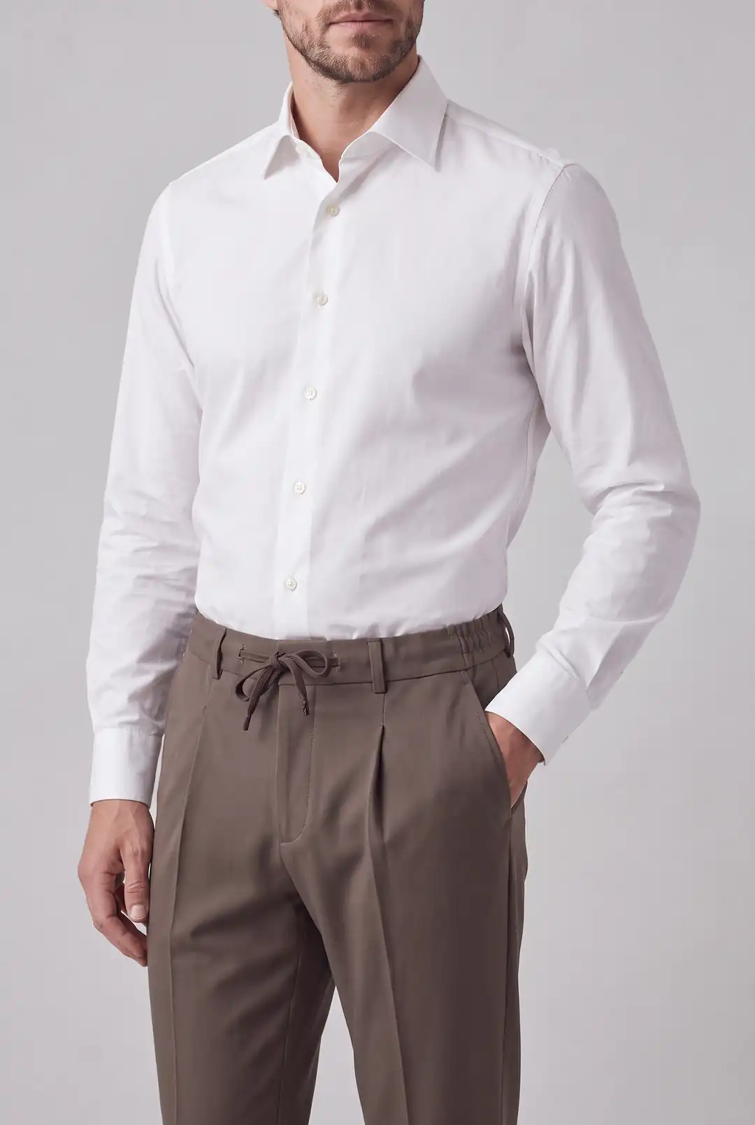 Lastikli Bağcıklı Modern Pantolon ürün görseli (4/6)