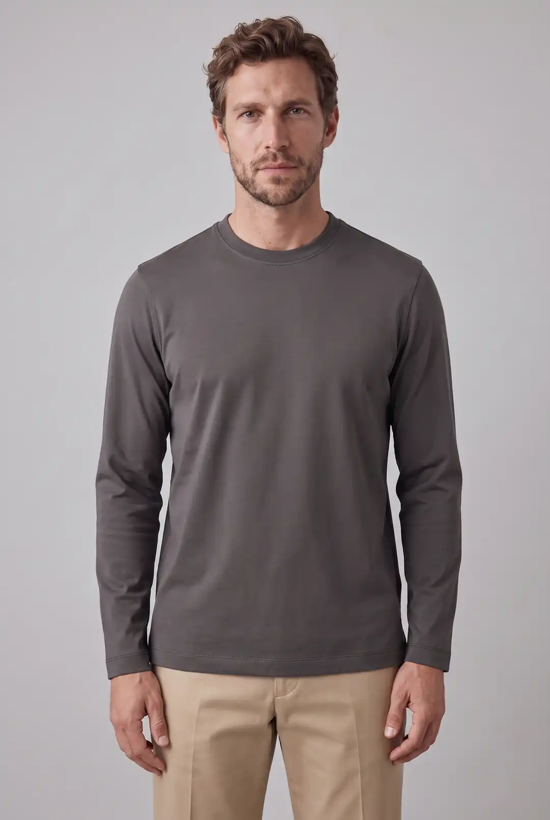  Basic Uzun Kollu T-Shirt