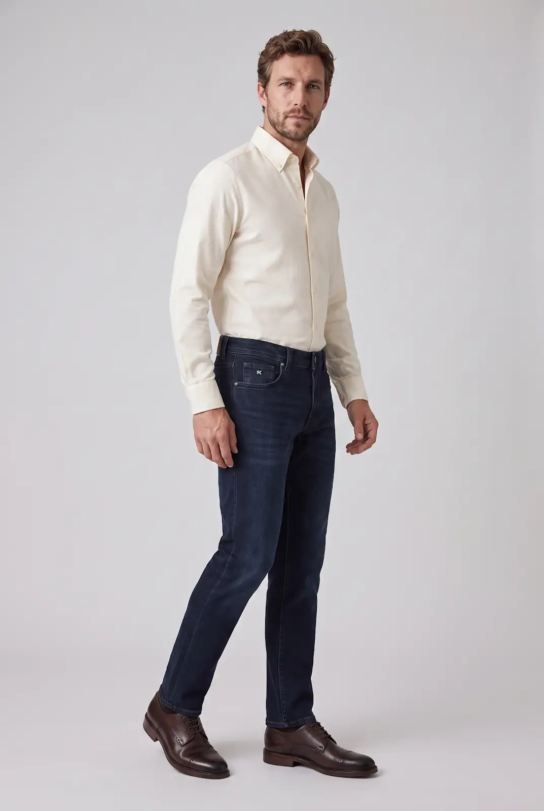  Kot Modern Kesimli Denim Pantolon