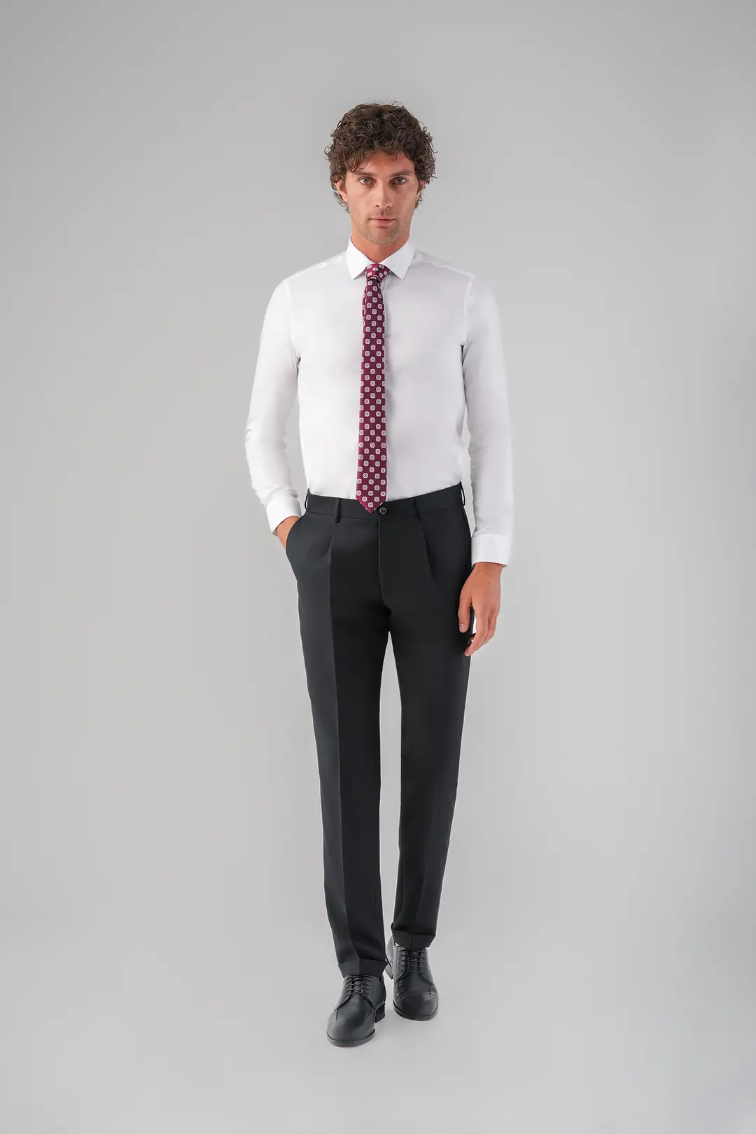 Astarsız Regular Fit Yün Takım Elbise ürün görseli (4/7)