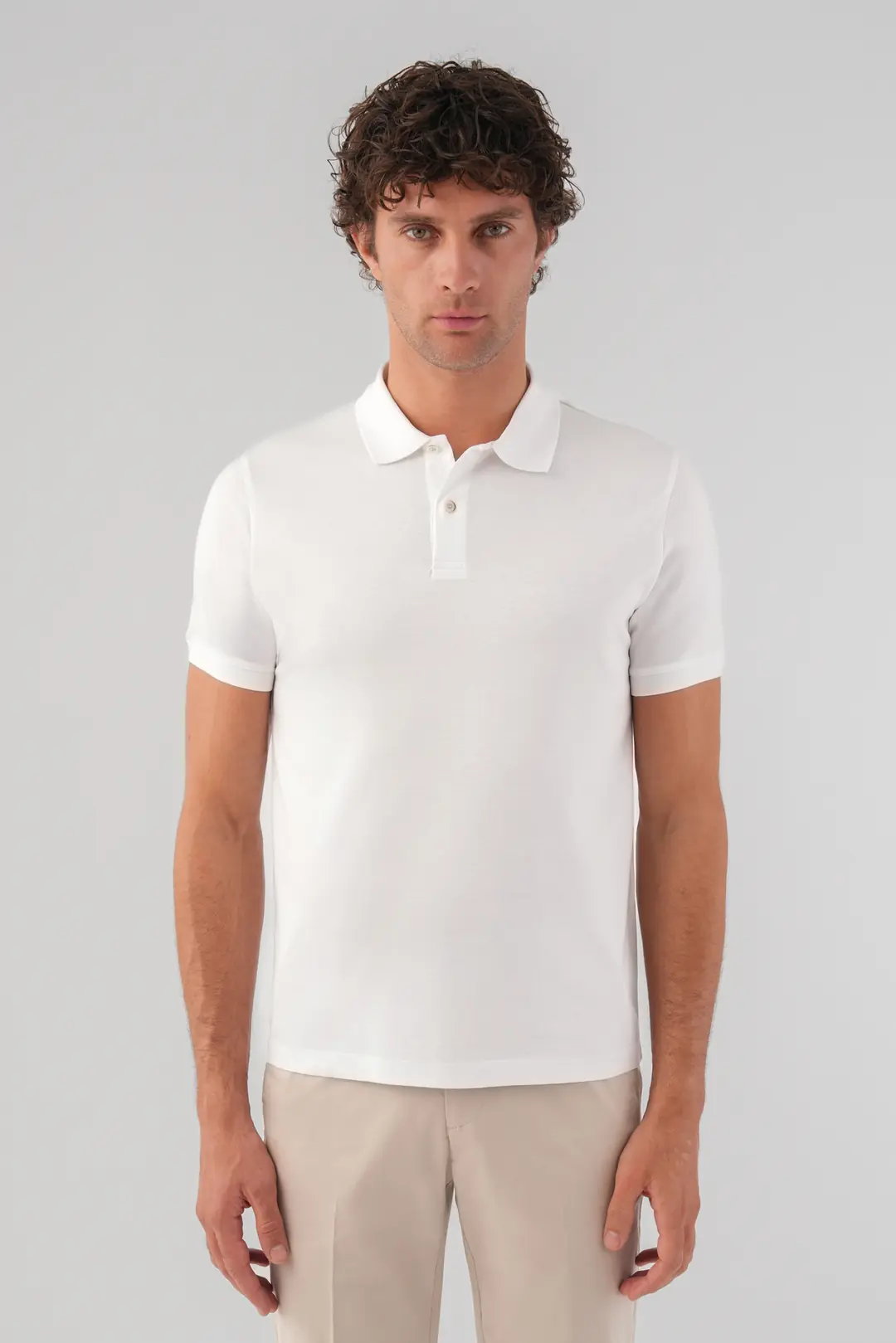  Yumuşak Dokulu Polo Yaka T-Shirt